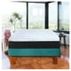 thumbnail image 4 of Cama Europea Zen Pro Colchon Resortes 1.5 Plaza Base Dividida Tela Turquesa, 4 of 7