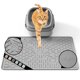 thumbnail image 1 of Tapete para arena de gato OHMO de silicona 60 x 40 cm impermeable gris, 1 of 9