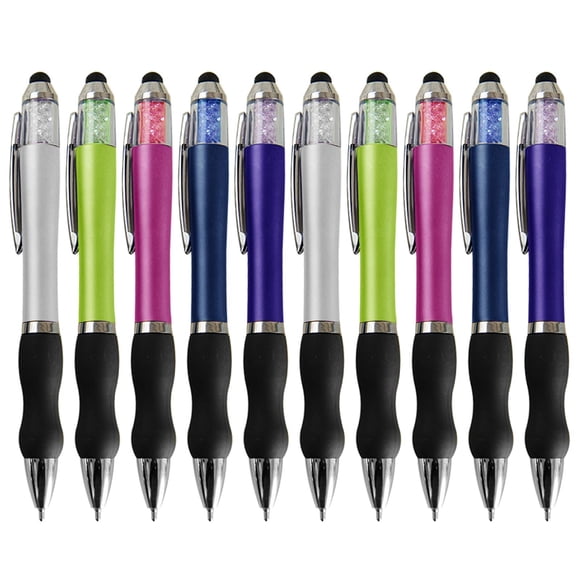 Bolígrafos Linbsunne 2 en 1, lápiz capacitivo mediano, 1 mm, tinta negra