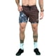 thumbnail image 1 of Eco Short Deportivo Doble Capa 2 en 1 Brown Tribal Konko, 1 of 3