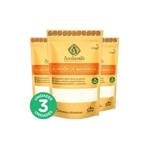 Ambrosia Spa - Pack 7, Almidón De Mandioca 500Gr
