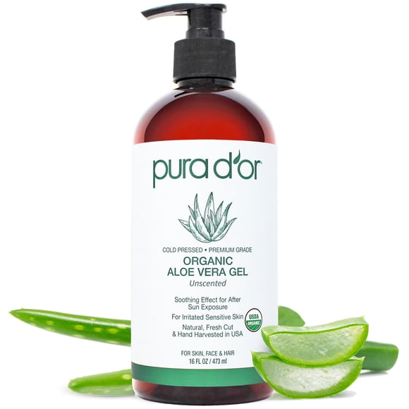 Gel De Aloe Vera 473 Ml Orgánico Sin Perfume