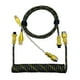 thumbnail image 4 of Bobina Tipo C Cable Para Teclado Mecánico Resorte Espiral Cable Negro 3 Uds, 4 of 5