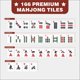 thumbnail image 5 of Juego de Mahjong VovoGeratto de 166 fichas con estuche y soportes, 5 of 9
