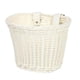 thumbnail image 5 of Cesta De Bicicleta Para Ni?os, Cesta Tejida A Mano, Cesta De Manillar Para Acampar, Picnic, Montar, Color Blanco, 5 of 5