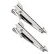 thumbnail image 1 of 2 Piezas De Plata Cobre Flecha Flaco Corbata Clip Corbata Pin Hombres Novio Broche, 1 of 3