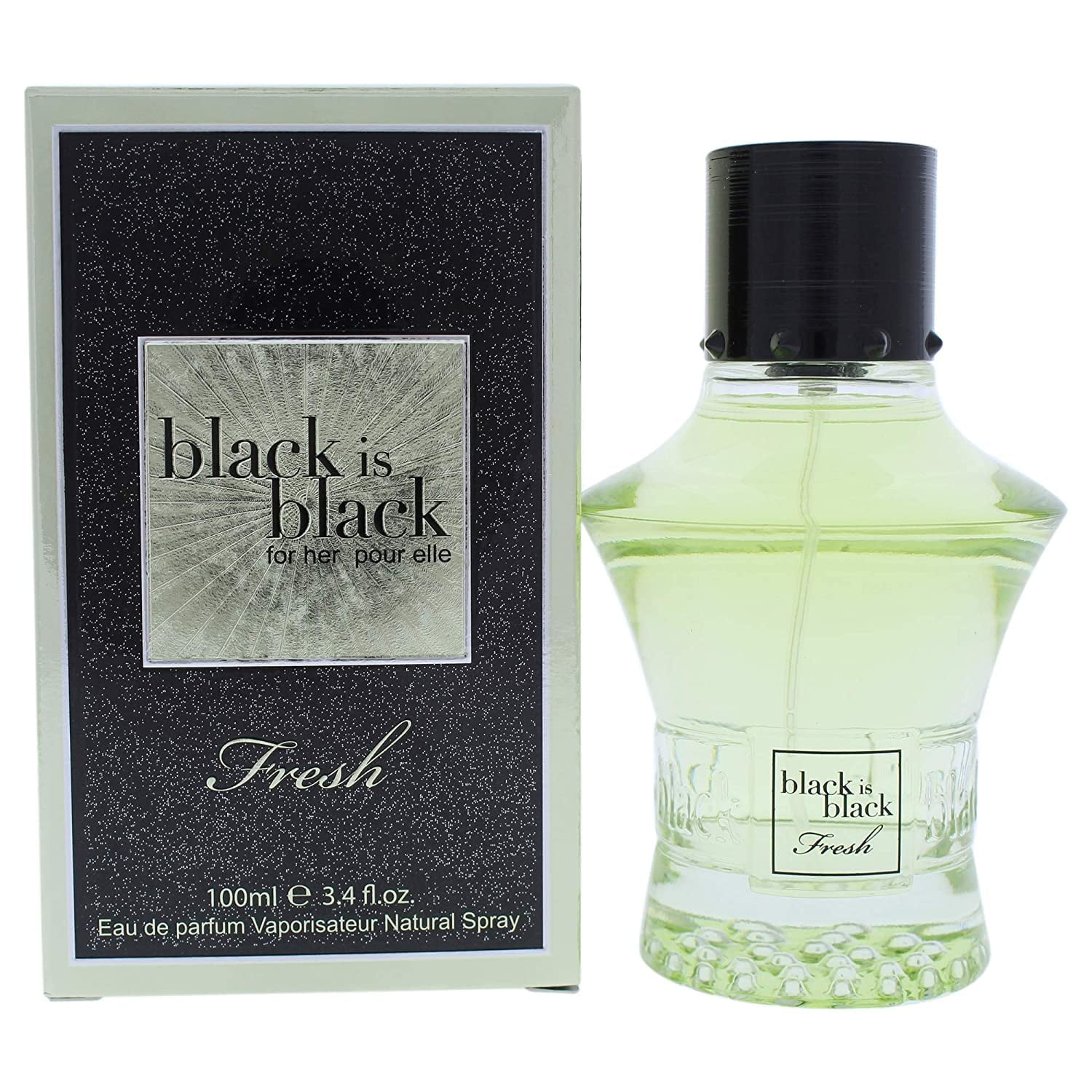 Perfume Nu Parfums Black Is Black Fresh 100 Ml Para Hombre