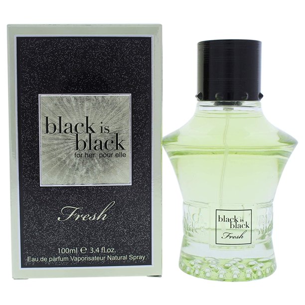Perfume Nu Parfums Black is Black Fresh 100 ml para hombre
