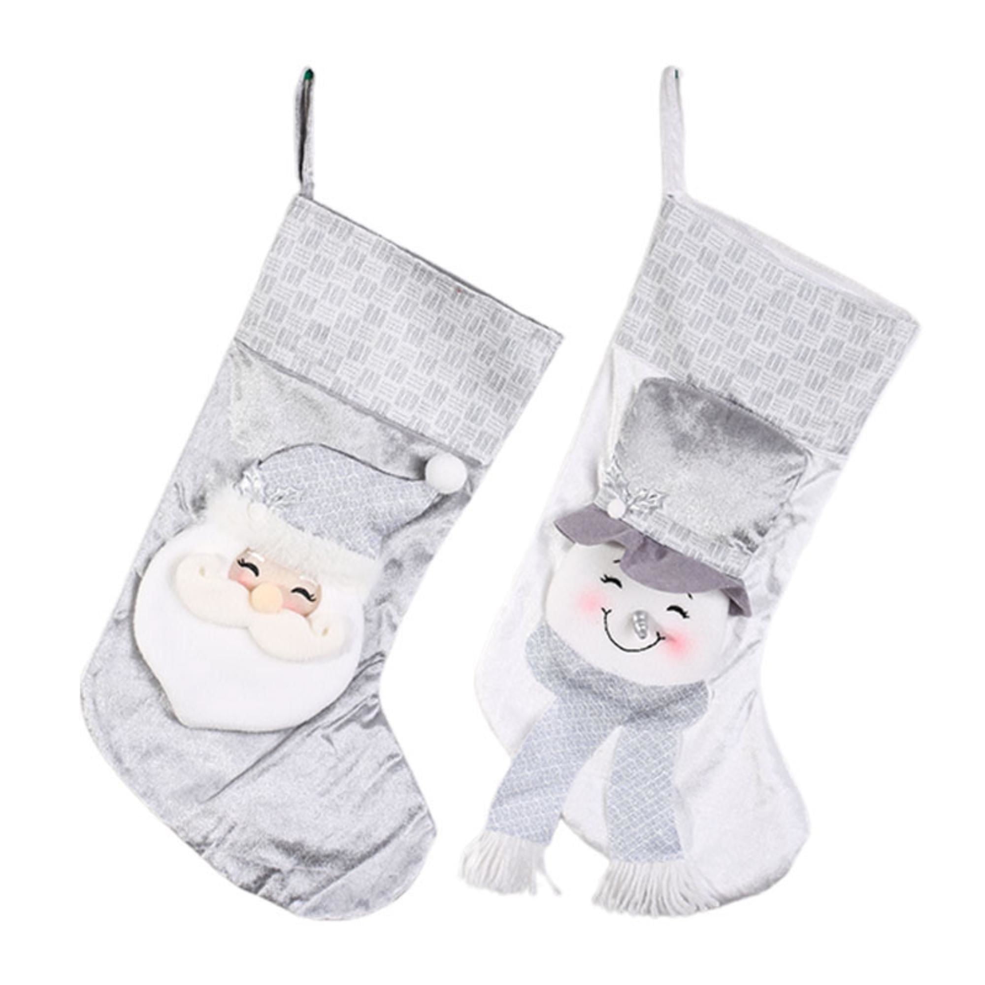 Bota Navideña Plateada, Producto Surtido, 1 Un Holiday Time