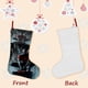 thumbnail image 3 of Miles Morales Tema: Calcetines de Navidad, fino lino blanco para colgar en escaleras y chimenea, decoración navideña para el hogar, regalo de Navidad. 45cm × 32cm, 3 of 5