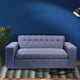 thumbnail image 3 of Sofa Dos Cuerpos Lino Gris Oscuro, 3 of 3