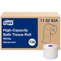 Tork - Rollo De Papel Higiénico T26 Advanced De Alta Capacidad, 2 Capas