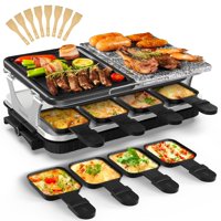 Parrilla Eléctrica Voohek Korean Bbq 2 En 1, Antiadherente, 1300 W