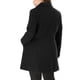 thumbnail image 5 of Abrigos de invierno para mujer de talla grande Agnes Orinda, chaqueta de abrigo de doble botonadura, 3X negro, 5 of 9