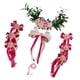 thumbnail image 5 of 9 piezas de decoraciones para el coche de boda kit de seda flor arcos de la cinta conjunto rosa melocotón, 5 of 5