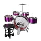 thumbnail image 3 of Kids Jazz Drum Set Juguetes De Percusión Liviana Para Regalo De Concierto De Jardín De Infantes, 3 of 5