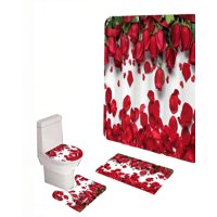 Genérico - Set De 4 Piezas Para Baño Con Estampado 25