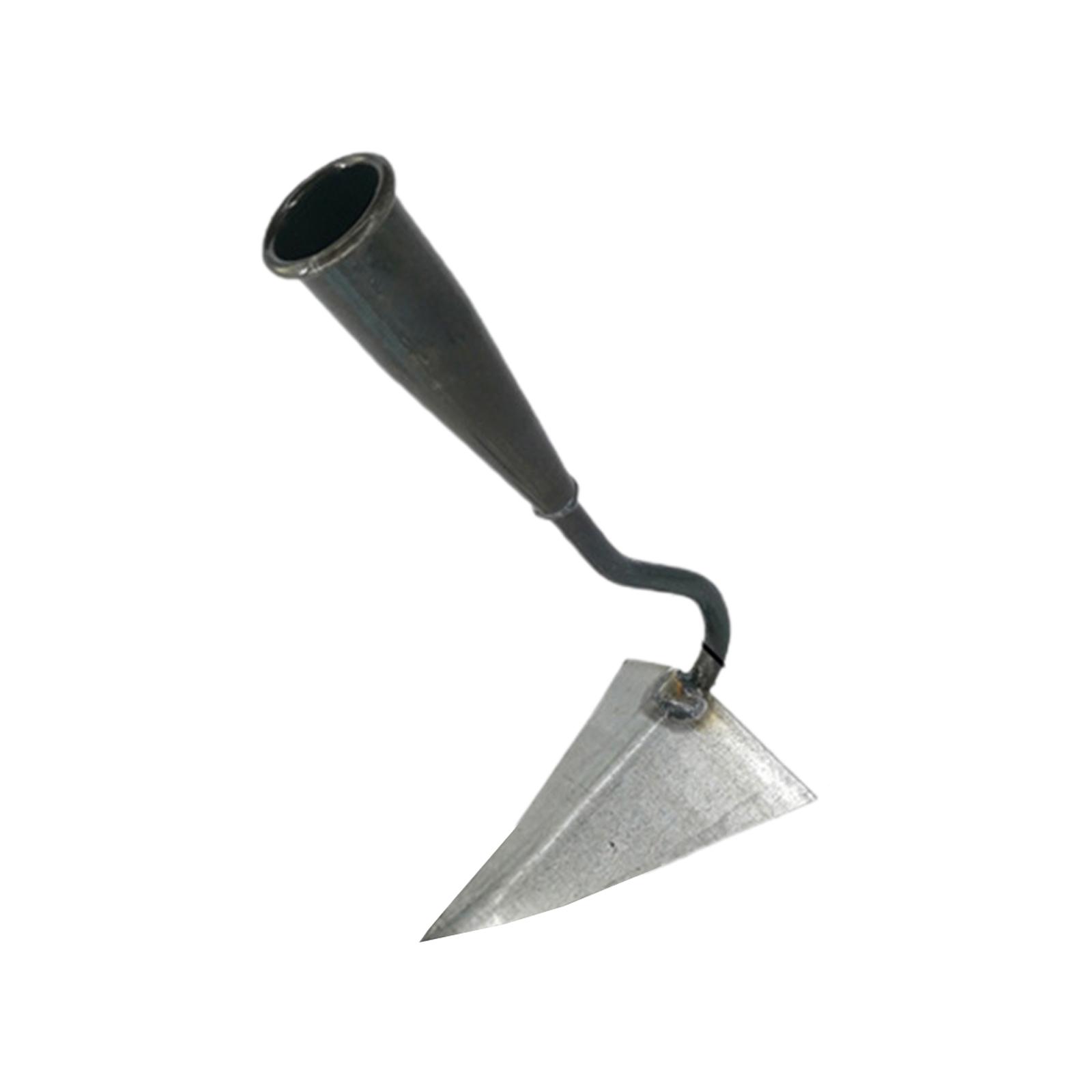 Magideal - Triangular Para El Hogar, De Cabeza Puntiaguda, Herramienta De Mano Para Jardinería Para Suelo Suelto, Torneado , Deshierbe, Hierro S