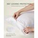thumbnail image 3 of Protectores de almohada FAUNNA King 600TC, paquete de 4, algodón, 3 of 8