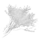 thumbnail image 1 of 50x Ramo De Flores Artificiales Con Perlas De Acrílico De Cristal 15 Cm Blanco, 1 of 3