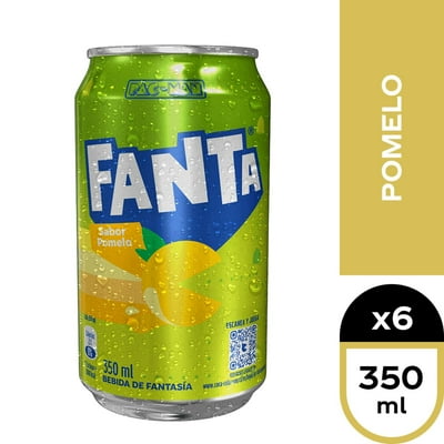 Bebida Pomelo Pack Lata 6 Un Fanta