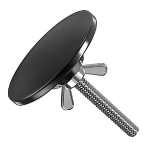 Magideal - Tapa Del Orificio Del Fregadero De La Cocina, Tapón Para El Orificio, Ayuda De Cocina, 1,97 Pulgadas, Fácil De Instalar, Prevención De Fugas Pulida, T Negro