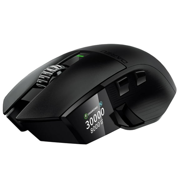 Ratón inalámbrico para juegos DAREU A980PROMAX de 30 000 DPI con pantalla de 0,85 pulgadas
