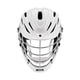 thumbnail image 2 of Casco de lacrosse STX Aero blanco con máscara plateada, 2 of 9