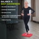 thumbnail image 5 of Almohadilla de equilibrio para ejercicio ProsourceFit, grande, acolchada, roja, 5 of 6