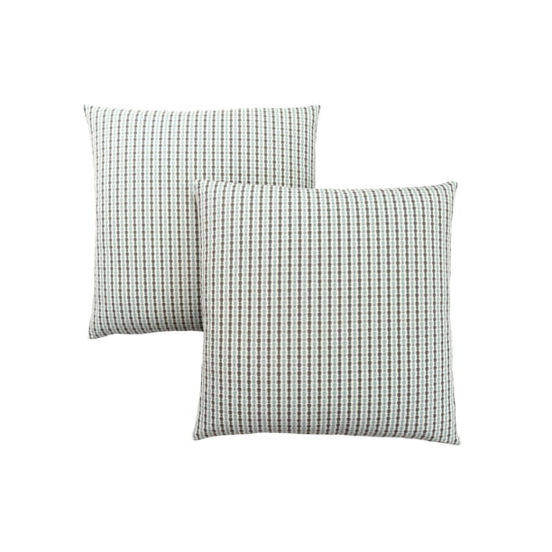 Pillows Monarch Specialties I 9231, 45 x 45 cm, juego de 2 unidades, color azul y gris