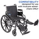 thumbnail image 3 of Soporte elevador para silla de ruedas Invacare T94HCP, 1 par, color negro, 3 of 5