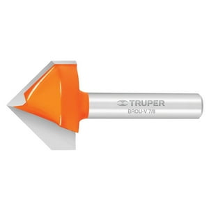 Truper - Fresa Ranurado En V 7/8""