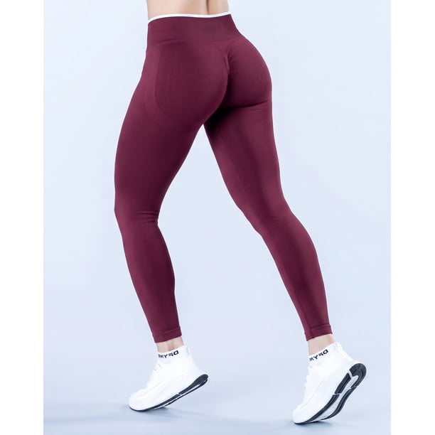 Leggins Training Mujer Bicolor Pretina Alta Estilo Moderno - YJ347