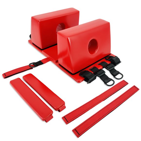 Inmovilizador Spine Board Head Dixie EMS para tablero, color rojo