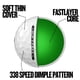 thumbnail image 5 of Pelotas de golf Srixon Softfeel 14 blancas, 5 of 7