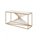 thumbnail image 2 of Arrimo Moderno Dorado con Cubierta de Vidrio, 2 of 2