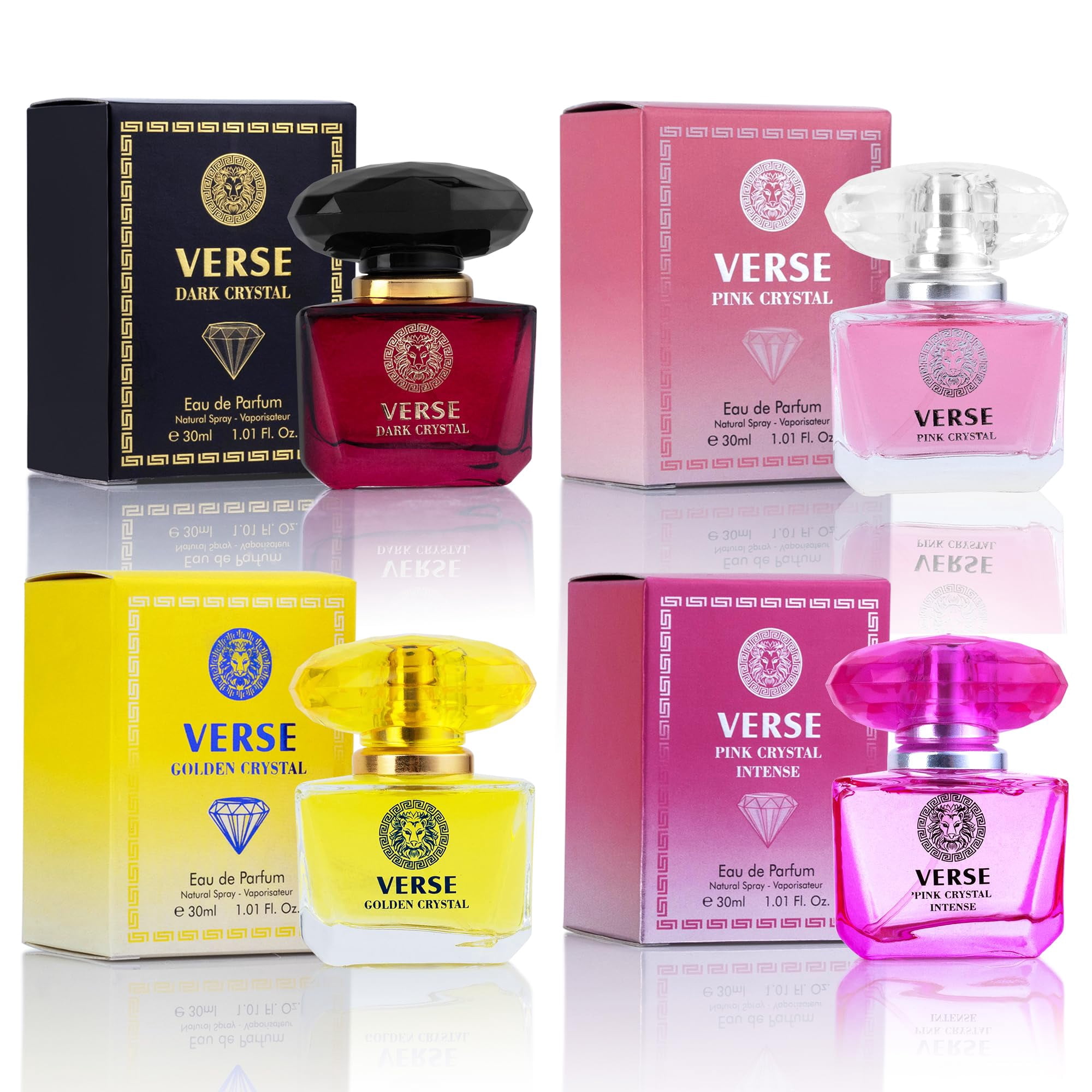 Set De Minifragancias Perfume Novoglow Verse De 4 Piezas Para Mujer