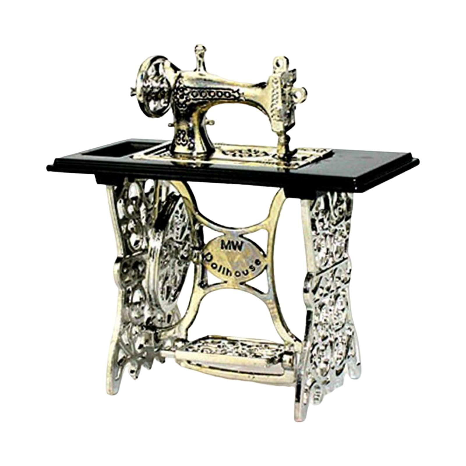 Bothyi - Casa De Muñecas En Miniatura, Máquina De Coser, Juguete Para Sala De Estar Y Dormitorio