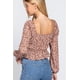 thumbnail image 2 of Top CCwholesalesclothings Shirring Con Cinta Malva Mujer, 2 of 5
