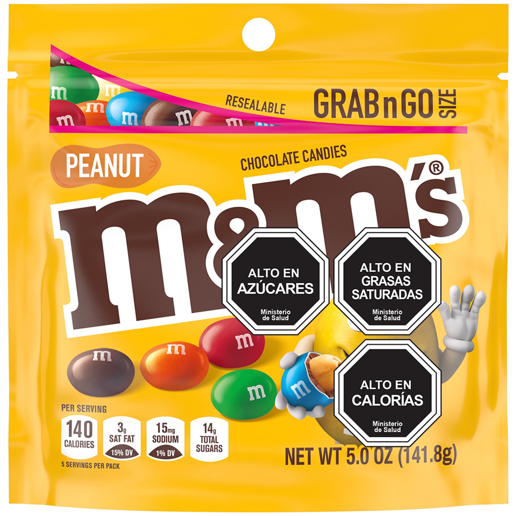 Chocolate Con Leche Y Maní 142 g M&M'S