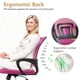 thumbnail image 3 of Silla de oficina BestOffice ergonómica con respaldo medio, giratoria, color melocotón, 3 of 7