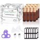 thumbnail image 2 of Botellas con rodillo para aceites esenciales PrettyCare, paquete de 12, 10 ml, ámbar, 2 of 9
