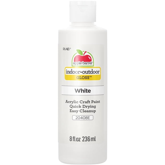 Pintura Acrílica Apple Barrel 236 ml Blanco Brillante