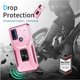 thumbnail image 5 of Funda Armada para Motorola Moto G Power 2022 con Tapa Deslizante y Soporte Magnético Giratorio Rosa, 5 of 5