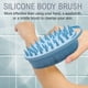 thumbnail image 5 of Cepillo de baño de silicona de doble cara Cepillo de baño de tacto suave Cepillo exfoliante limpio, 5 of 5