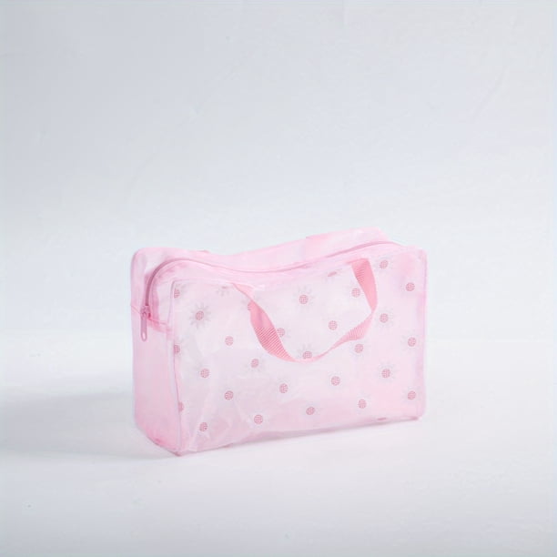 Waterproof Travel Toiletry Bag for Men and Women - Portable and Transparent Cosmetic Bag for Business and Beach Trips