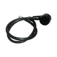 Magideal - Cabezal Y Manguera Del Rociador Del Tazón Del Champú Del Salón, Rociador Del Fregadero Del Salón De La Manguera De Goma Negra Para La Barbería, Fácil