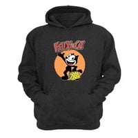 Genérico - Polerón Canguro El Gato Felix Gris Oscuro Talla L Unisex