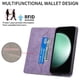 thumbnail image 3 of Funda tipo cartera con bloqueo RFID para Samsung Galaxy A57 5G Con tapa abatible, portatarjetas, cierre magnético, TPU y soporte Morado, 3 of 6