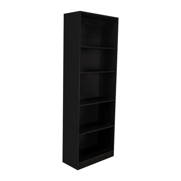 Biblioteca Estante 5 Repisas Melamina Fm-019n Negro